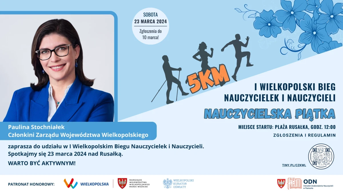 I Wielkopolski Bieg Nauczycielek i Nauczycieli „Nauczycielska piątka”