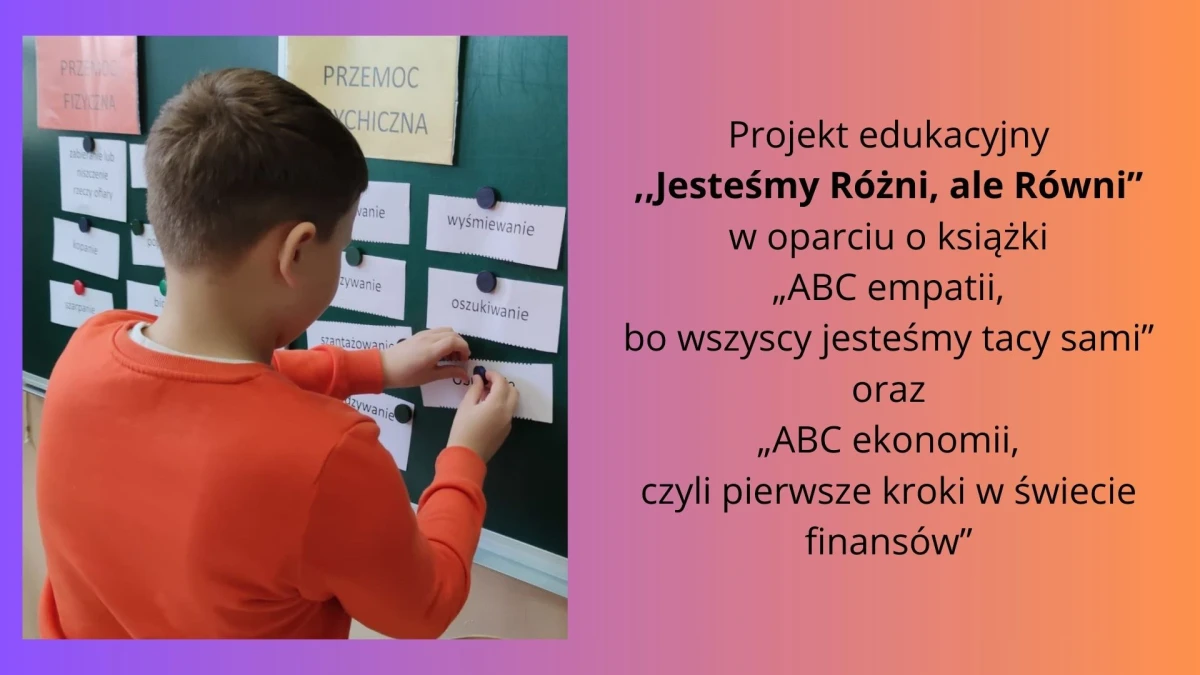 Projekt edukacyjny „Jesteśmy Różni, ale Równi”