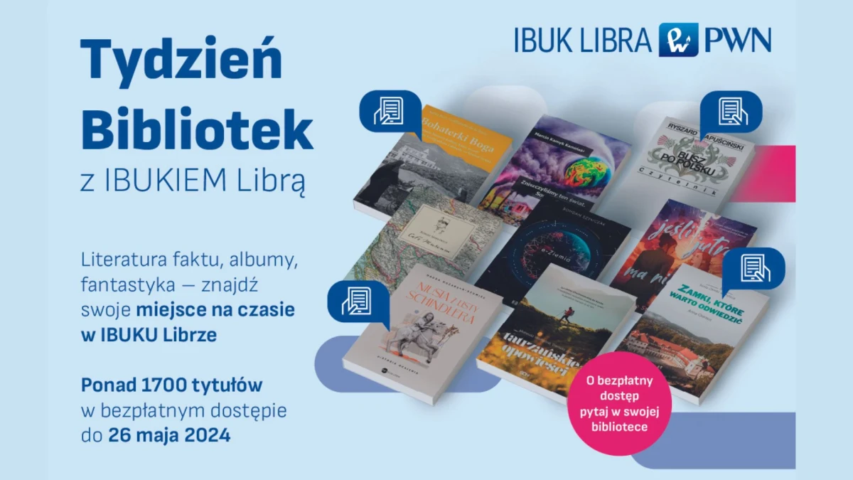 Tydzień Bibliotek z IBUKIEM Librą