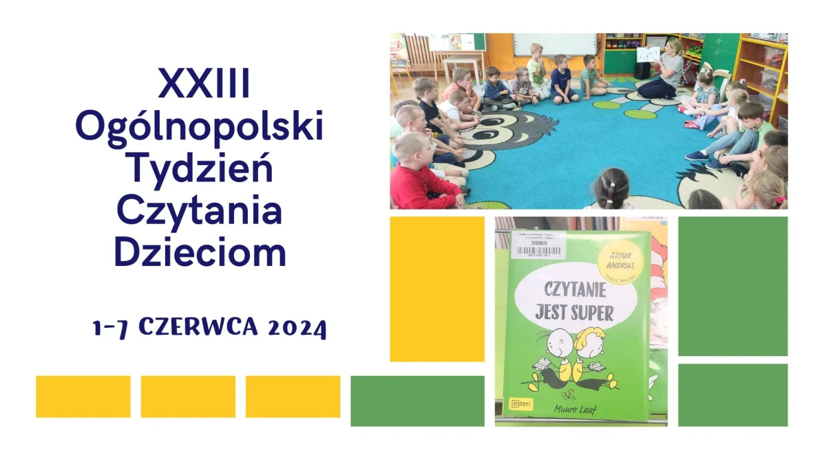 Ogólnopolski Tydzień Czytania Dzieciom z przedszkolakami