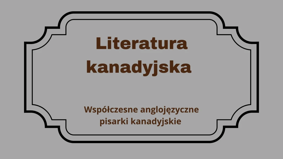 Literatura kanadyjska