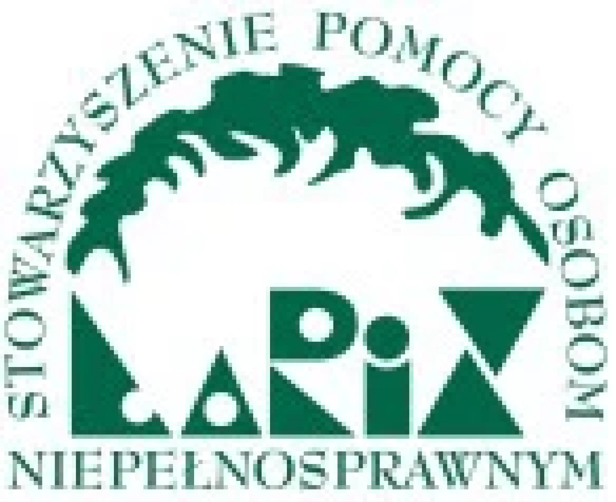 logotyp stowarzyszenia pomocy osobom niepełnosprawnym larix