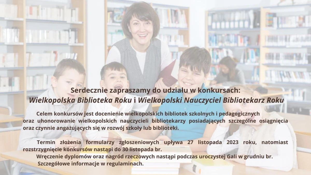 Wielkopolska Biblioteka Roku, Wielkopolski Nauczyciel Bibliotekarz Roku