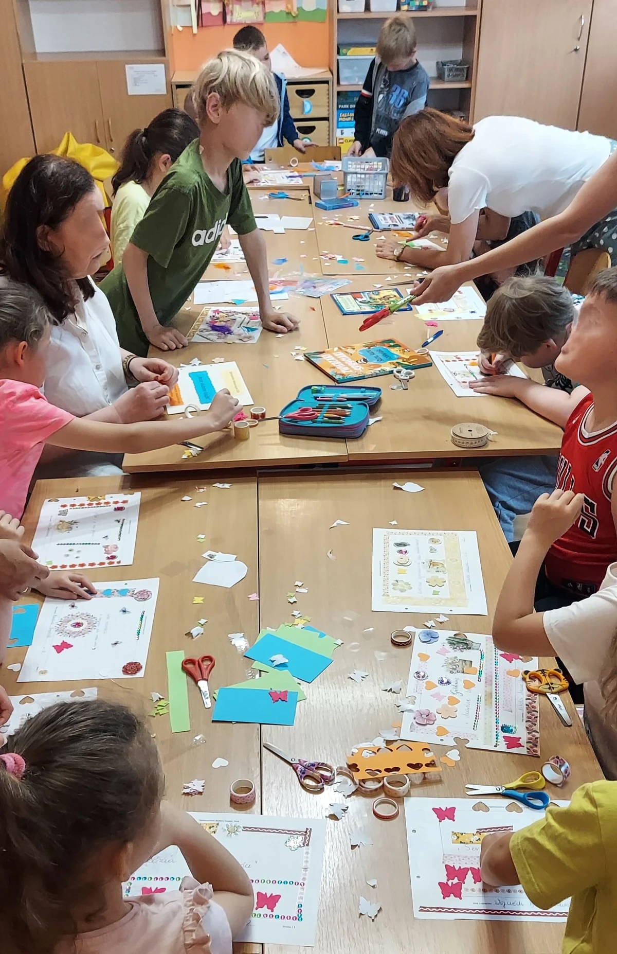 Uczestnicy akcji czytelniczej dla uczniów