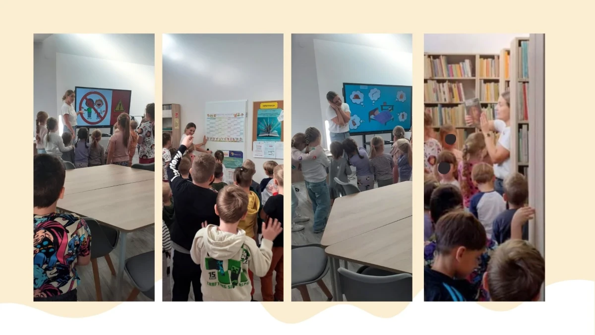 Lekcja biblioteczna Bezpieczny przedszkolak